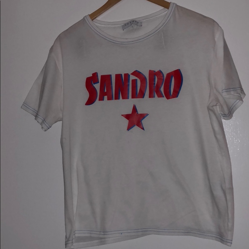 Sandro Star Logo T-shirt